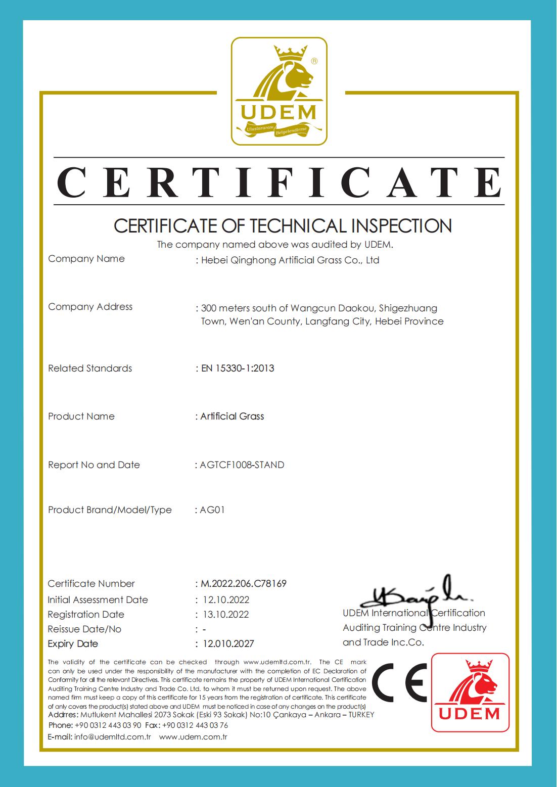 CE Certification