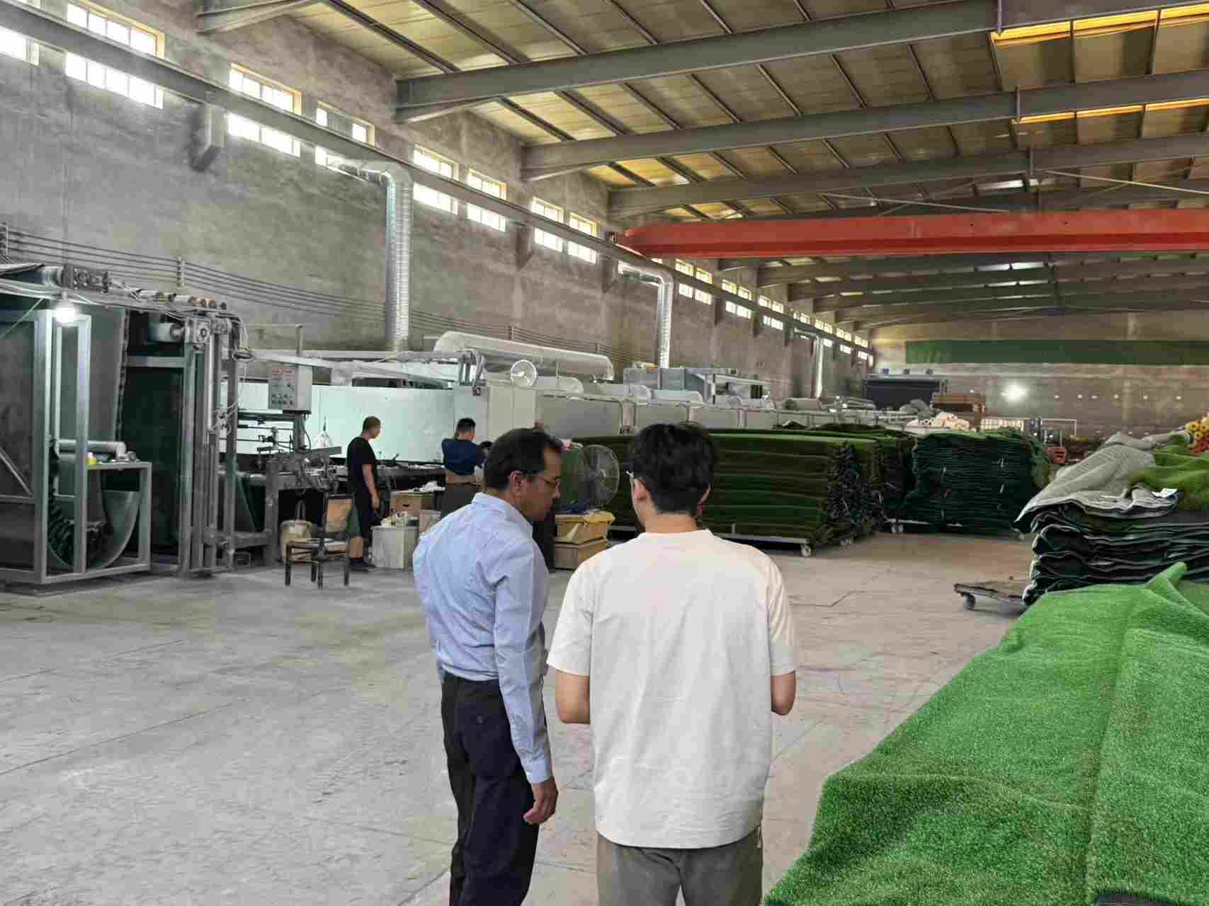 Factory tour with clients