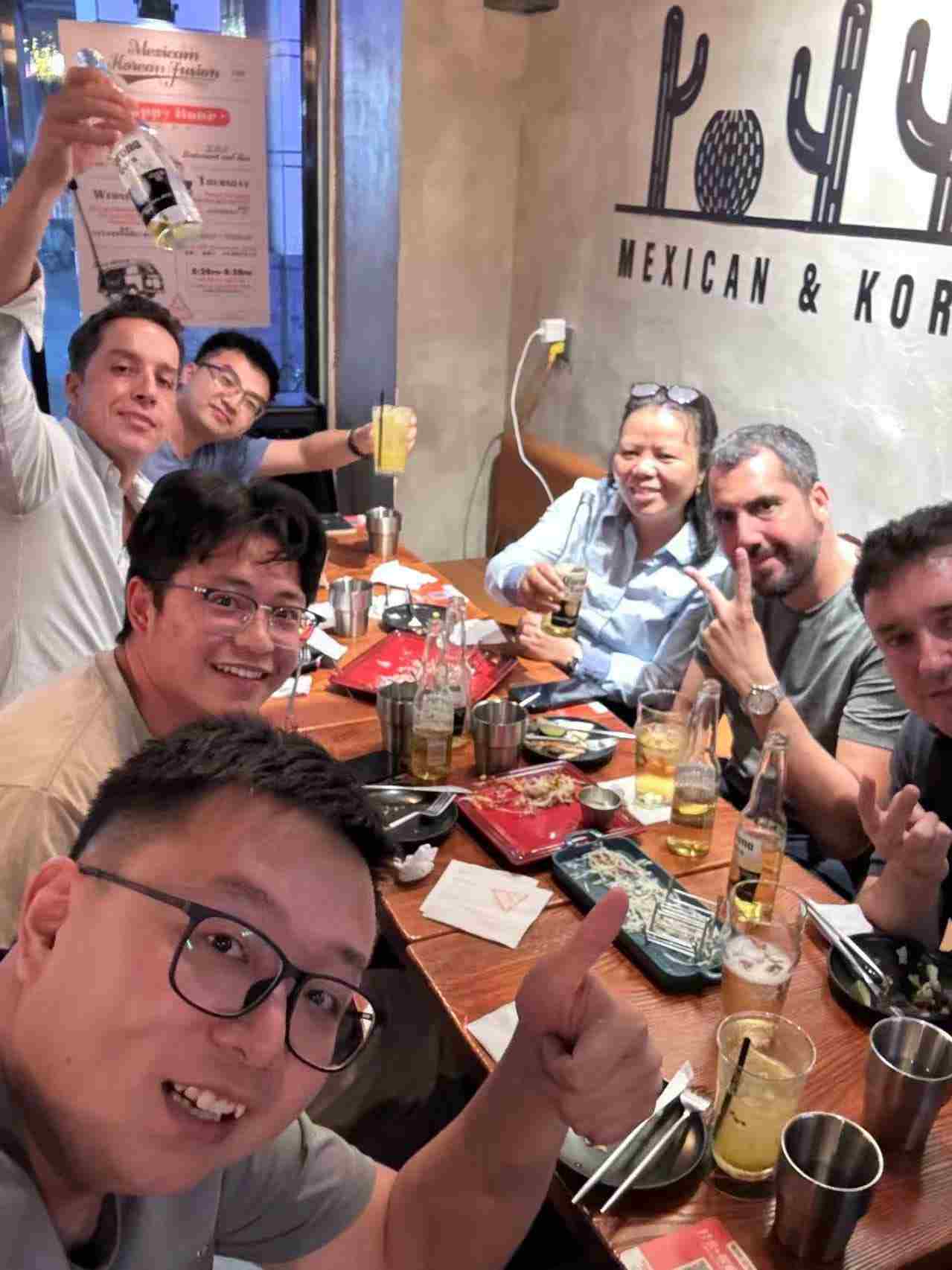 Team celebrating success