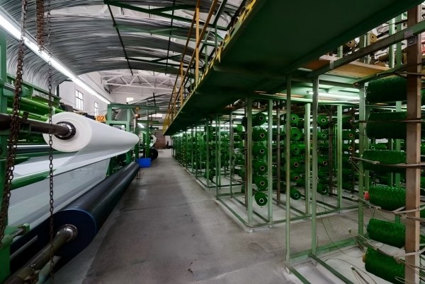 What is the advantage of China's artificial grass?
