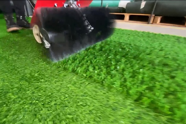 Making artificial grass look real