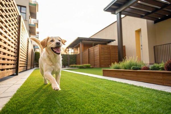 Artificial grass installation on sports field, using sand infill for playground construction