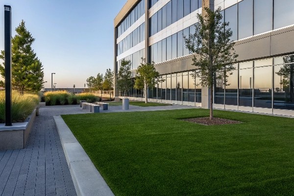 Artificial Grass for Commercial Curb Appeal