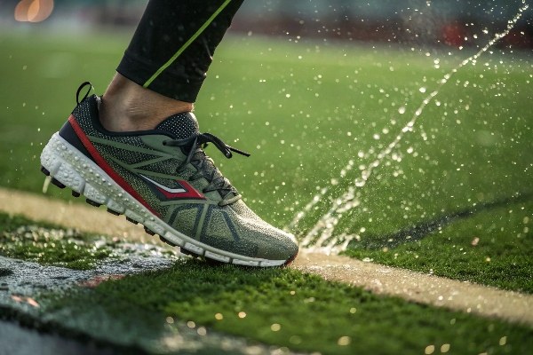 Is artificial grass slippery when wet?