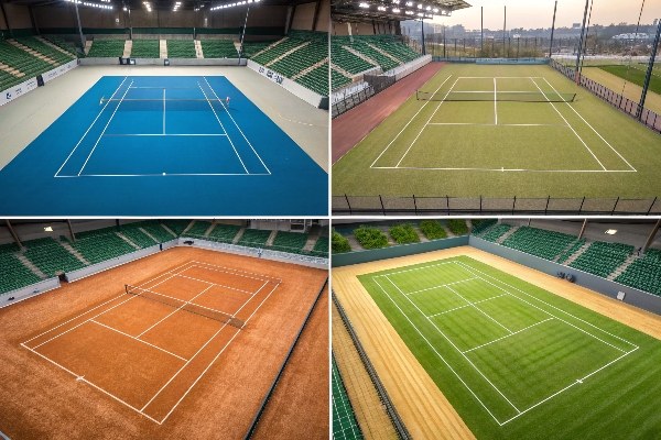 The 4 Types of Tennis Surfaces