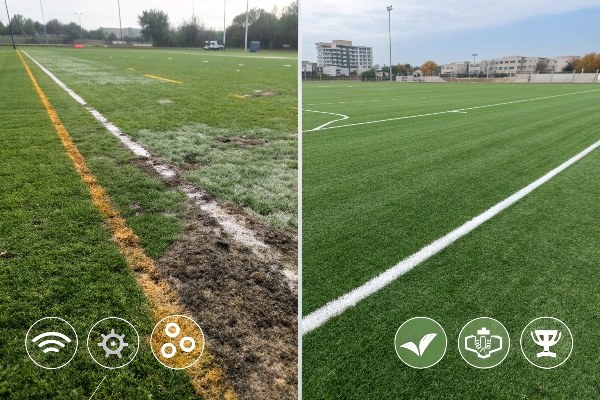 Turf fields vs grass cost