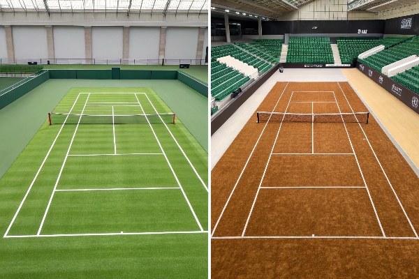 Comparison of Tennis Floor Surfaces