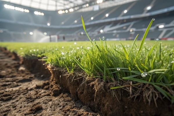 Natural Grass Football Field