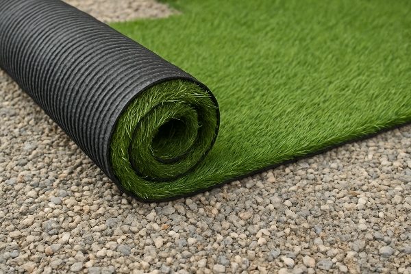 laying turf on gravel