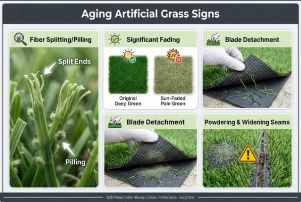 What Are the Telltale Signs That Artificial Grass is Aging?