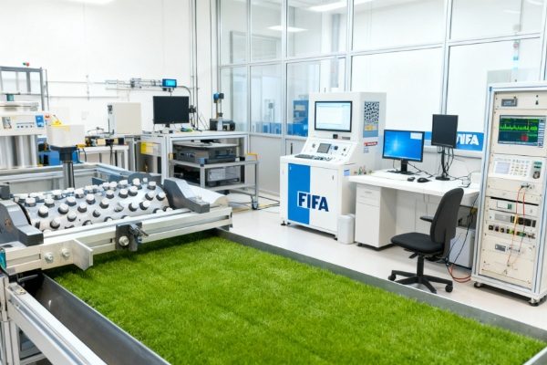 Laboratory testing equipment for artificial turf