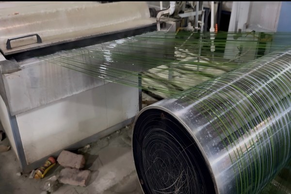 artificial turf production machine