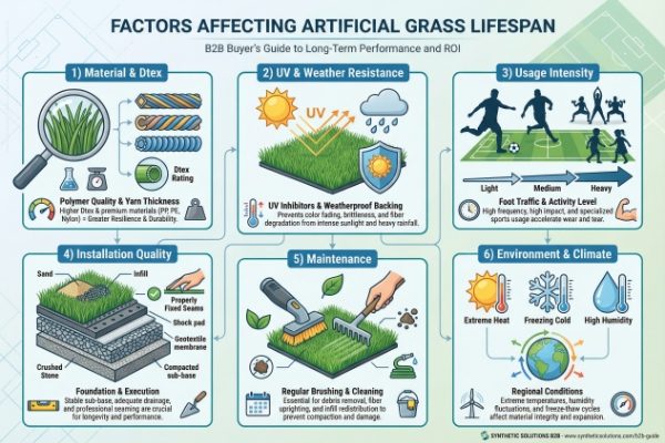 What Factors Affect the Lifespan of Artificial Grass?