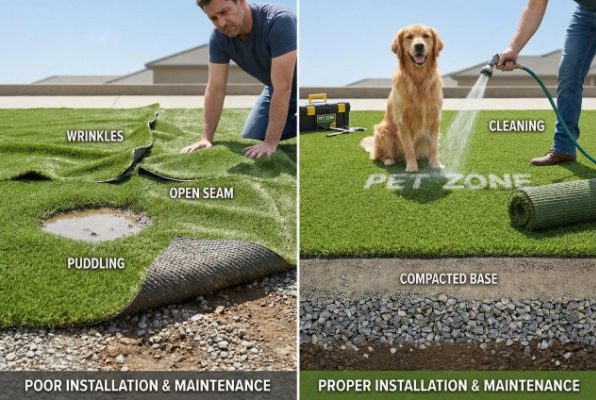 installing artificial grass base layer