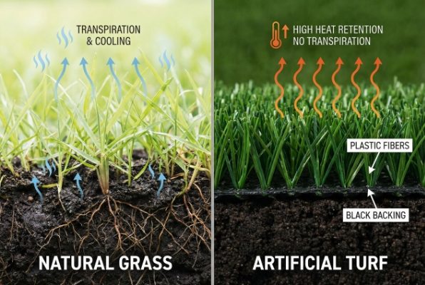 Does Artificial Grass Get Hot? How Hot Can It Get and What Can You Do About It?