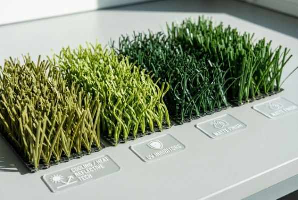 heat resistant artificial grass fibers