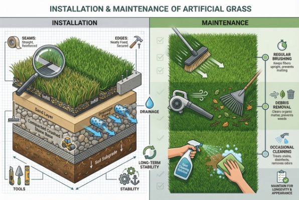 grass installation and maintenance