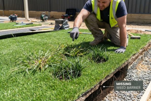 Does Natural Grass Grow Through Artificial Turf?
