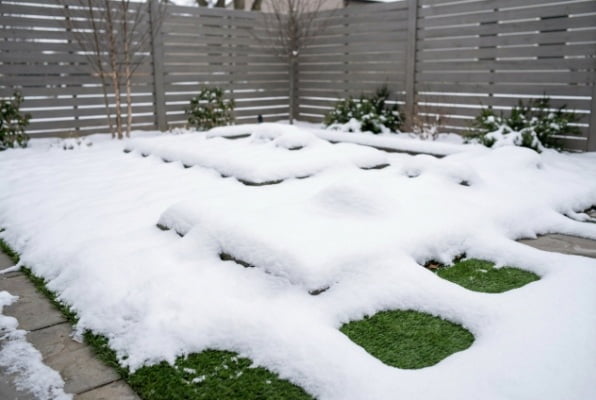 Does snow damage artificial turf?