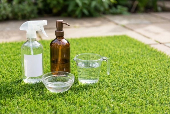 How do you make fake grass smell good?
