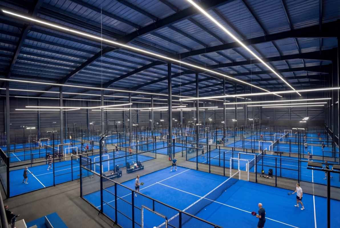 Padel court installation case