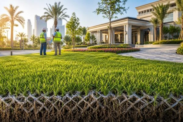What are the uses of hybrid artificial turf?