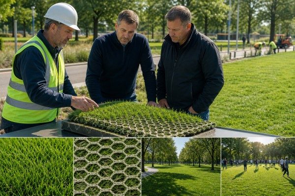 ROI of turf that allows grass to grow through