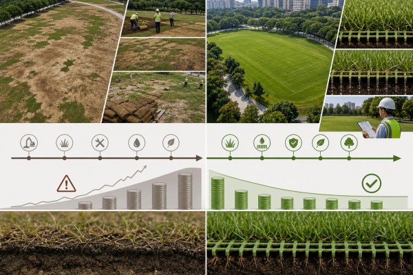 lifecycle cost of hybrid turf grass field